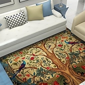 cheap Area Rugs-Tree of Life Vintage Area Rug Kitchen Mat Non-Slip Oil Proof Floor Mat Livingroom Rug Indoor Outdoor Mat Bedroom Decor Bathroom Mat Entrance Rug Door Mat