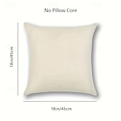 abordables style animalier-Housse de coussin double face motif lion 1 pièce | Housse de coussin carrée décorative douce, taie d&#039;oreiller pour chambre à coucher, salon, qualité supérieure, coussin d&#039;intérieur pour canapé, lit,