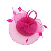 voordelige Fascinators &amp; Hoeden-Elegant Retro vintage Helm Feestkostuum Fascinator-hoed Kostuum Dames Maskerade Vakantie Evenement / Feest Afspraakje Volwassenen Hoed Alle seizoenen