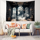 levne krajinářský gobelín-fantazie dům závěsný gobelín nástěnné umění velký gobelín nástěnná malba výzdoba fotografie pozadí přikrývka opona domácí ložnice dekorace obývacího pokoje