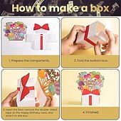 billiga photobooth rekvisita-sparbössa för kontantpresent pull grattis på födelsedagen överraskning presentask födelsedagspresent idéer DIY-set pengar pull box för kontantpresent