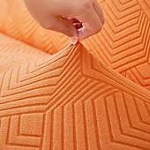 economico Copertura del divano futon-Copridivano letto senza braccioli in tessuto jacquard di 3 misure diverse, copridivano con decorazioni per Capodanno, protezione elasticizzata, copripanca elastico