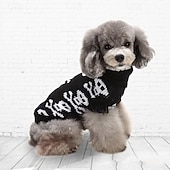 halpa Neulepuserot-Koirat Kissat Neulepaidat Jumpperi söpö tyyli Vapaa-aika Talvi Hengittävä Pehmeä Pestävä Mukava ulko- Rento / arki Koiran vaatteet for Bichon Frise Pomeranian Pienelle lemmikille papillon Small