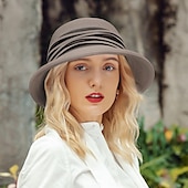 ieftine Pălării Party-Palarie Fibră Clop Floppy Paie Căciulă Nuntă Casual Elegant Nuntă Cu Despicare Tul Diadema Articole Pentru Cap
