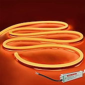 halpa LED-neonvalot-vedenpitävä joustava led-neon-nauhavalo teholla 12v ulkona silikoniköysi 5 m 16,4 ft 600 smd allasvalonauha sopii signature-baariin koti keittiö makuuhuone juhla joulukoristeet