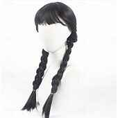 levne Dívčí kostýmy-Středa Addams Addamsova rodina středa Šaty Cosplay kostým Úbory Punk a gotika Filmové kostýmy for Dívčí Dětské Plesová maškaráda