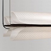 economico Design della linea-lampada a sospensione a led 1 luce 12 cm forme geometriche lampada a sospensione in metallo isola luce moderna stile nordico camera da letto sala da pranzo arredamento illuminazione sospensione