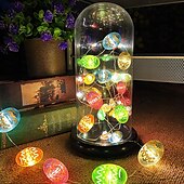 billiga Påskljus-påskägg ljusslinga 2m 20leds fairy string lights sovrum vardagsrum fest bröllop gård hem semester fest tillbehör påsk fest dekoration