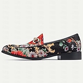 preiswerte Loafer aus hochwertigem Leder-Herren Loafer &amp; Slip On Formelle Schuhe Abendschuhe Leder Italienisches Vollnarbenleder Bequem Rutschfest Slipper Schwarz