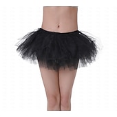 abordables Bas-Costume élégant Tutu Jupe en tulle Rétro Vintage Années 1980 Adulte Femmes Halloween Carnaval Soirée Performance Se déguiser