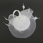 voordelige Fascinators &amp; Hoeden-Elegant Retro vintage Helm Feestkostuum Fascinator-hoed Kostuum Dames Maskerade Vakantie Evenement / Feest Afspraakje Volwassenen Hoed Alle seizoenen