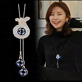 billige Fest utstyr-koreansk versjon av høst og vinter krystall genser kjede kjede engros high-end kvinners lang kjede allsidig dusk perle anheng med tilbehør