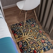 cheap Area Rugs-Tree of Life Vintage Area Rug Kitchen Mat Non-Slip Oil Proof Floor Mat Livingroom Rug Indoor Outdoor Mat Bedroom Decor Bathroom Mat Entrance Rug Door Mat