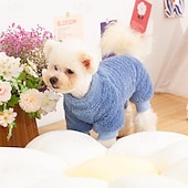 halpa Takit-Koirat Kissat Takit Takki Muoti söpö tyyli Talvi Lämmin Pehmeä Pestävä Mukava ulko- Urheilu Koiran vaatteet for Bichon Frise Villakoira Pomeranian Pienelle lemmikille papillon