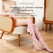 Χαμηλού Κόστους Μασέρ Σώματος-ηλεκτρικό μασάζ ποδιών ασύρματο μασάζ πίεσης αέρα επαναφορτιζόμενη αερόσακος γάμπας μασάζ γιορτινό δώρο για γονείς για αρσενικά θηλυκά γάμπα μυϊκή χαλάρωση θέρμανση φλεβίτιδα