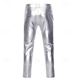 cheap Outfits-Disco 1980s Pants Suits &amp; Blazers Lapel Collar Blazer Disco Sequins Normal Men&#039;s Halloween Masquerade Party Club Pride Parade Adults&#039; Coat Pants