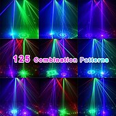 economico luci del proiettore della galassia stella-15 occhi rgb dj discoteca festa luce stroboscopica interna effetto illuminazione da palco proiettore led con controllo dmx512 e suono attivato ravelight per feste di compleanno a casa karaoke ktv