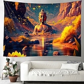tanie gobelin boho-boho budda wiszący gobelin wall art duży gobelin mural wystrój fotografia tło koc zasłona strona główna sypialnia dekoracja salonu