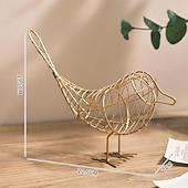お買い得  Acessórios para festa-鳥の ornament ワイヤー アイアン 鳥 モデル 鳥のモデリング装飾 テーブル 鳥の ornament クリスマスギフト