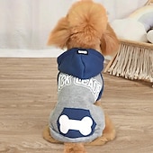 cheap Hoodies-Dog Cat Hoodie Fashion Cute Winter Warm Soft Washable Comfortable Outdoor Sports Dog Clothing for Bichon Frise Poodle Pomeranian Baby Pet Papillon