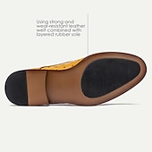cheap Classic Dress Shoes-Men&#039;s Ostrich Leather Derby Shoes - Luxury Formal Dress Shoes for Business and Special Occasions