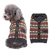 ieftine Pulovere-Câini Pisici Pulovere Jumper Drăguţ Casual Iarnă Respirabil Απαλό Lavabil Comfortabil În aer liber Casul / Zilnic Îmbrăcăminte pentru câini for Bichon Frise Pomeran un Animalut Fluture Small