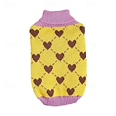 billige Gensere-Hunder Katter Gensere Jumper søt stil Fritid Vinter Varm Pustende Myk Vaskbar Bekvem utendørs Fritid / hverdag Hundeklær for Bichon Frisé Pommeran ungt kjæledyr Sommerfugl Small
