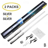 cheap Light Up Toys-Light Up Toys Metal Hilt 3 Sound Modes Rechargeable Force FX Heavy Dueling Light Toys Set Cosplay Children Adults for Hallown for Christmas Gifts