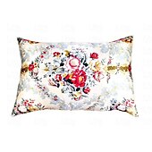 baratos Lençóis e fronhas-Fronha 100% seda amoreira 16 momme seda natural dupla face, capa de fronha com estampa floral de 1 peça com fecho de zíper oculto, cuidados de beleza hipoalergênicos