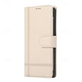 Недорогие Чехлы для Samsung-телефон Кейс для Назначение SSamsung Galaxy S24 S23 S22 S21 S20 Plus Ultra A34 S25 Ультра Кошелек для карт Зеркальная поверхность Молния Полная защита тела Геометрический рисунок ТПУ Кожа PU