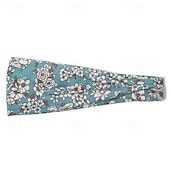 cheap Hair Styling Accessories-Printed Sports Headband Yoga Headband Headband Sweat Absorbing Band Anti Sweat Women s Wide Brimmed Headscarf Headwear