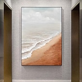 abordables Peintures Abstraites-peint à la main grand art mural abstrait océan peinture 3d océan texture peinture océan vagues peinture original océan art original plage décor à la maison cadre tendu prêt à accrocher