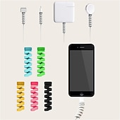 voordelige kabel organisator-10 stks oplader kabel saver beschermer spiraal buis draad management organisator beschermkoord mouw voor alle mobiele telefoons computers en oplader