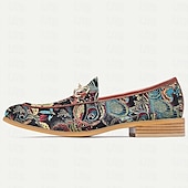 preiswerte Loafer aus hochwertigem Leder-Herren Loafer &amp; Slip On Formale Schuhe Abendschuhe Leder Italienisches vollnarbiges Rindsleder Komfortabel Rutschfest Slipper Blau