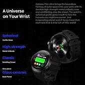 tanie Zegarki inteligentne-696 ThorUltra4 Inteligentny zegarek 1.43 in Smart Watch Phone 4G LTE Bluetooth Krokomierz Powiadamianie o połączeniu telefonicznym Pulsometry Kompatybilny z Android iOS Męskie GPS Odbieranie bez