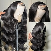 cheap Human Hair Lace Front Wigs-150 Density Body Wave 30 Inches HD 13x4 13x6 Lace Front Human Hair Wigs For Women Brazilian Pre Plucked Lace Frontal Wig