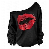 tanie Najfatalniejszy-Retro / vintage Lata 80 Bal maskowy Bluzy Z odsłoniętymi ramionami Strój na bal maskowy Damskie Bal maskowy Impreza / Wieczór Parada równości Miesiąc Dumy Dla dorosłych Top Wiosna Jesień