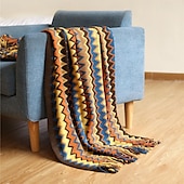 billiga Filtar och plädar-boho säng rutig filt geometri aztec baja filtar etnisk sofföverdrag underöverdrag dekor vägghängande gobeläng matta cobertor