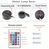 preiswerte Event &amp; Party Supplies-Nächtliche Beleuchtung LED-Nachtlicht Geschenk Schlafzimmer Mehrfarbig