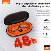 cheap Telephone &amp; Business Headsets-696 HI92 Hands Free Telephone Driving Headset Ear Hook Bluetooth 5.3 Noise cancellation for Apple Samsung Huawei Xiaomi MI  Everyday Use Traveling Cycling Office Business Travel Entertainment Car