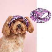 baratos Chapéu de sol-Cachorros Gatos Bandanas e chapéus Estilo bonito Casual Inverno Respirável Macio Lavável Confortável Ao ar livre Casual / Diário Roupas para cães for Bichon Frise Pomerânia Animais de Pequeno Porte