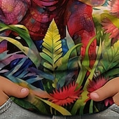 cheap Boy's 3D Animals-Boys 3D Dinosaur Tee Shirts Short Sleeve 3D Print Summer Active Sports Fashion Polyester Kids 3-12 Years Crew Neck Outdoor Casual Daily Regular Fit