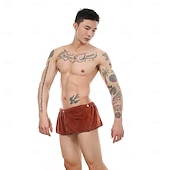 economico Asciugamani-pantaloncini da uomo, pantaloni assorbenti e indossabili per la casa, gonna da bagno sexy da spiaggia, fibra ultrafine antiriflesso