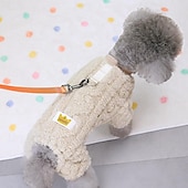 お買い得  ジャンプスーツ-犬用 猫用 ジャンプスーツ ファッション かわいいスタイル 冬 ウォーム ソフト 洗濯可 快適 アウトドア スポーツ 犬服 for ビジョンフリーゼ プードル ポメラニアン 赤ちゃんサイズ パピヨン