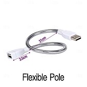 preiswerte LED Pflanzenzuchtlampe-2 stücke 1 stücke led wachsen licht 21 leds usb tragbare led anlage wachsen licht dc5v volle spektrum phyto lampe rotation flexible licht innen