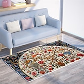 cheap Area Rugs-Tree of Life Vintage Area Rug Kitchen Mat Non-Slip Oil Proof Floor Mat Livingroom Rug Indoor Outdoor Mat Bedroom Decor Bathroom Mat Entrance Rug Door Mat