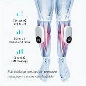 Χαμηλού Κόστους Μασέρ Σώματος-ηλεκτρικό μασάζ ποδιών ασύρματο μασάζ πίεσης αέρα επαναφορτιζόμενη αερόσακος γάμπας μασάζ γιορτινό δώρο για γονείς για αρσενικά θηλυκά γάμπα μυϊκή χαλάρωση θέρμανση φλεβίτιδα