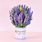 ieftine rechizite de petrecere-1 bucată felicitare pop-up de ziua mamei fericită cu bilet și plic cea mai bună mamă din toate timpurile felicitare 3d flori fluturi felicitare pop-up cel mai bun cadou pentru mama mama bunica mama vitregă fiică femeie