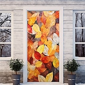billige Dørdeksler-l.t. hjem avlastning blomster dørdeksler dør billedvev dør gardin dekorasjon bakteppe dør banner for inngangsdør gårdshus ferie fest dekor forsyninger