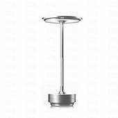 baratos Candeeiros de mesa-Candeeiro de mesa sem fio de alumínio led tricolor com escurecimento de toque recarregável luz noturna de mesa led lâmpada de leitura para restaurante bar de hotel iluminação de decoração de quarto